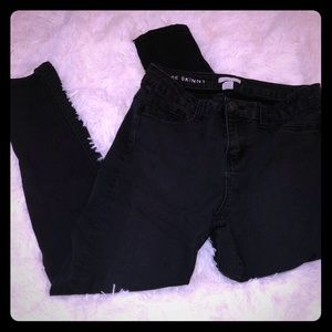 Black skinny jeans